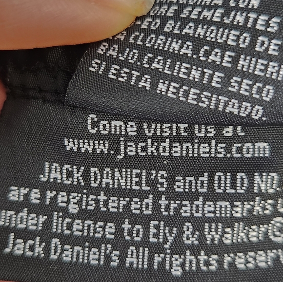 JACK DANIELS BLACK MENS XL LONG SLEEVE BUTTON UP SHIRT OLD NO.7 - Picture 9 of 9